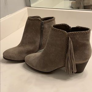Fringe booties